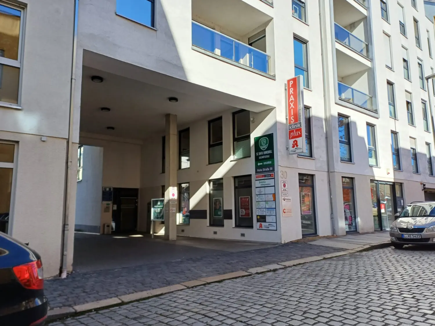 Gebäude von Osteopathie Mandy Nowak 